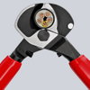 KNIPEX 95 17 500 Cable Shears with dipped insulation, VDE-tested 500 mm