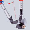 KNIPEX 95 32 038 Cable Shears (ratchet action) with telescopic handles with multi-component grips 570 mm