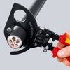 KNIPEX 95 36 250 Cable Cutter (ratchet action) insulated with multi-component grips, VDE-tested black lacquered 250 mm (self-service card/blister)