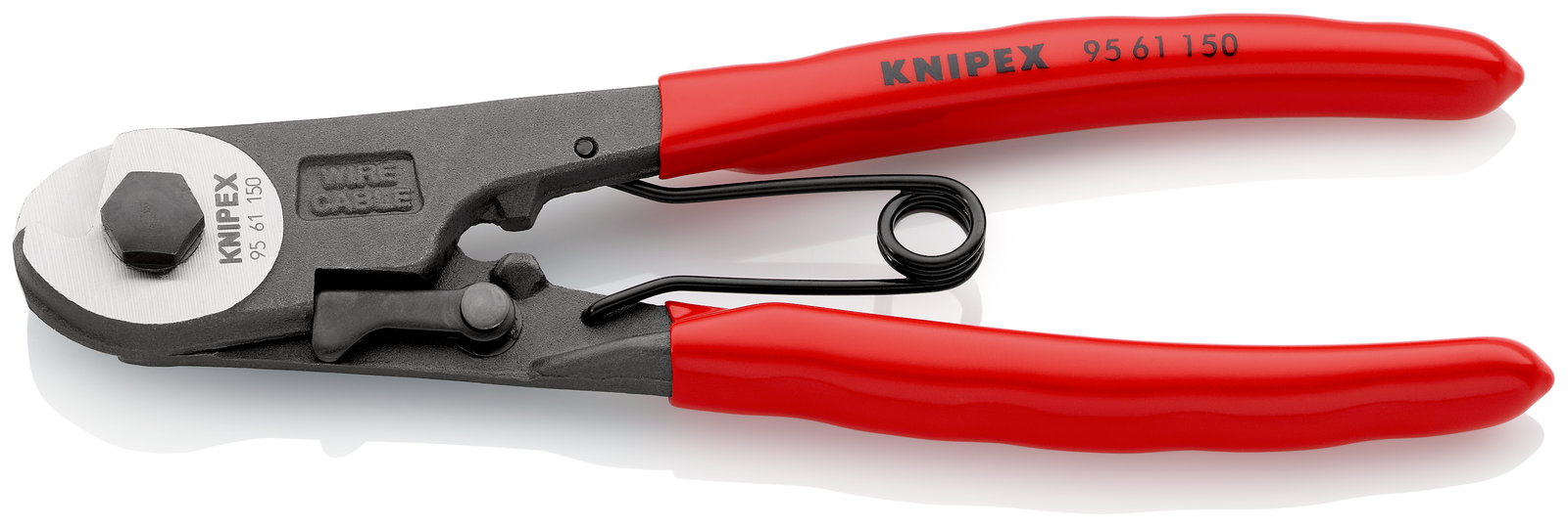 KNIPEX 95 61 150 Bowden Cable Cutter with plastic coating black atramentized 150 mm