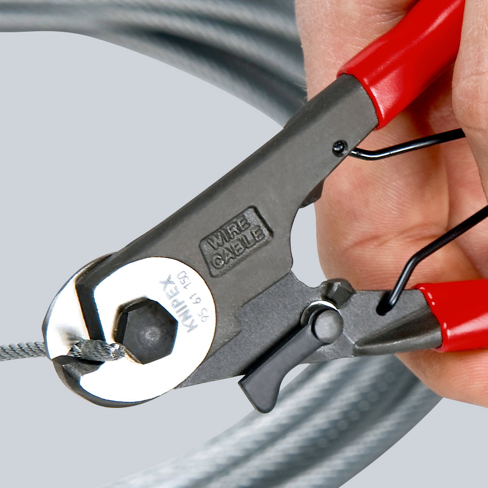 KNIPEX 95 61 150 Bowden Cable Cutter with plastic coating black atramentized 150 mm – Image 3 of 3