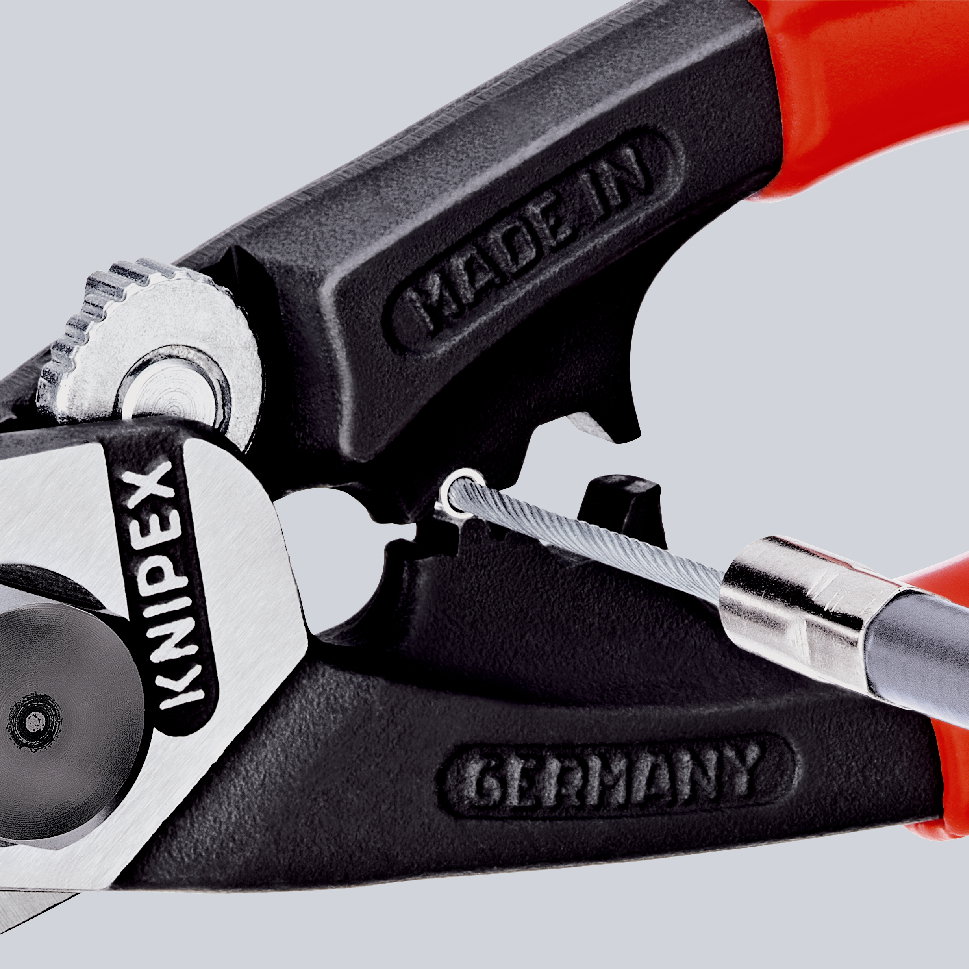 KNIPEX 95 62 190 Wire Rope Cutter forged with multi-component handles 190 mm – Image 3 of 5