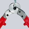 KNIPEX 95 77 600 Wire Rope and ACSR-Cable Cutter with dipped insulation 600 mm