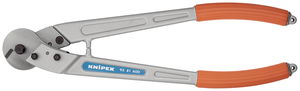 KNIPEX 95 81 600 Wire Rope and ACSR-Cable Cutter with plastic grips 600 mm