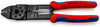 KNIPEX 97 21 215 SB Crimping Pliers with multi-component grips black lacquered 230 mm (self-service card/blister)