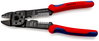 KNIPEX 97 21 215 Crimping Pliers with multi-component grips black lacquered 230 mm