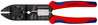 KNIPEX 97 21 215 Crimping Pliers with multi-component grips black lacquered 230 mm