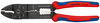 KNIPEX 97 22 240 Crimping Pliers with multi-component grips black lacquered 240 mm