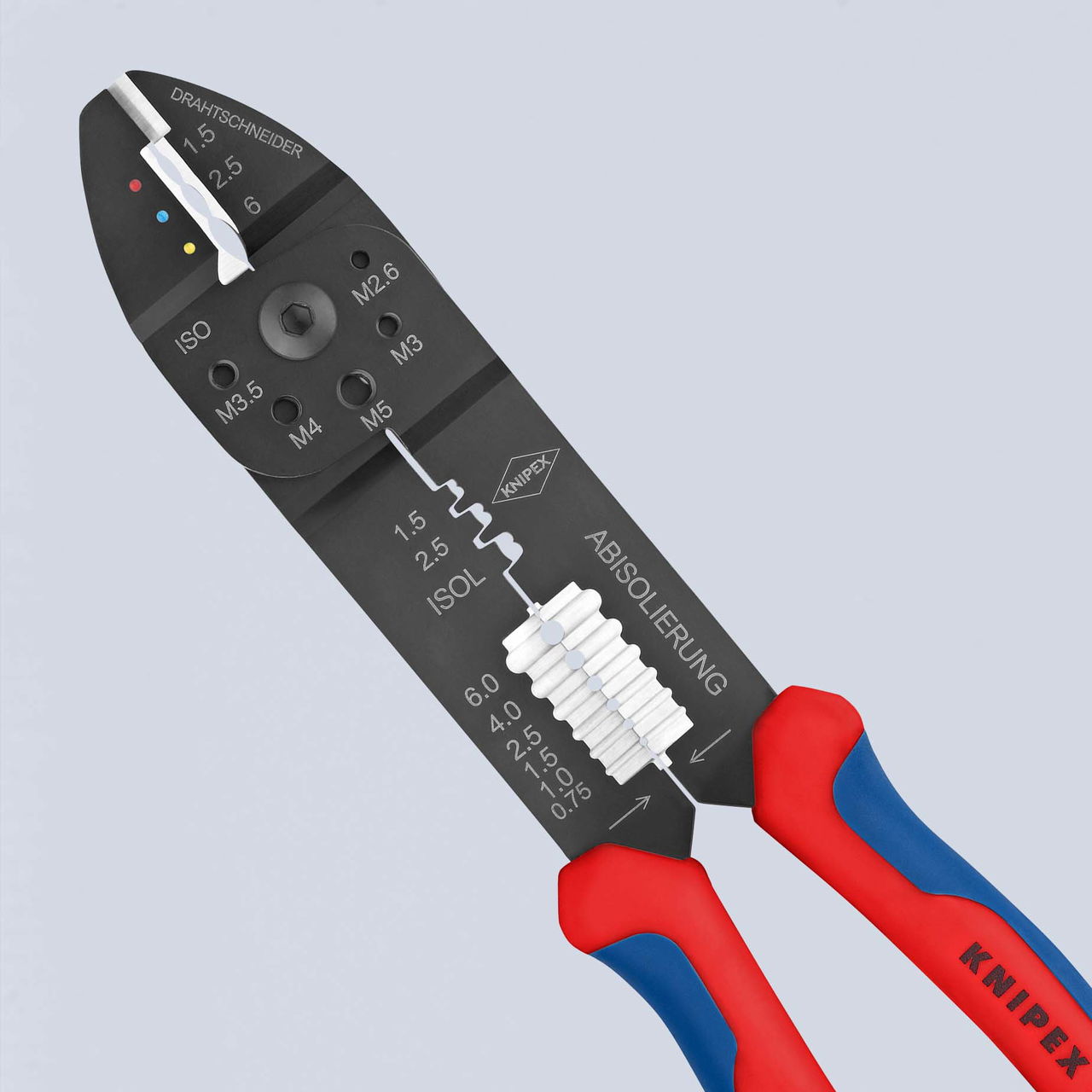 KNIPEX 97 22 240 Crimping Pliers with multi-component handles black lacquered 240 mm – Image 6 of 6