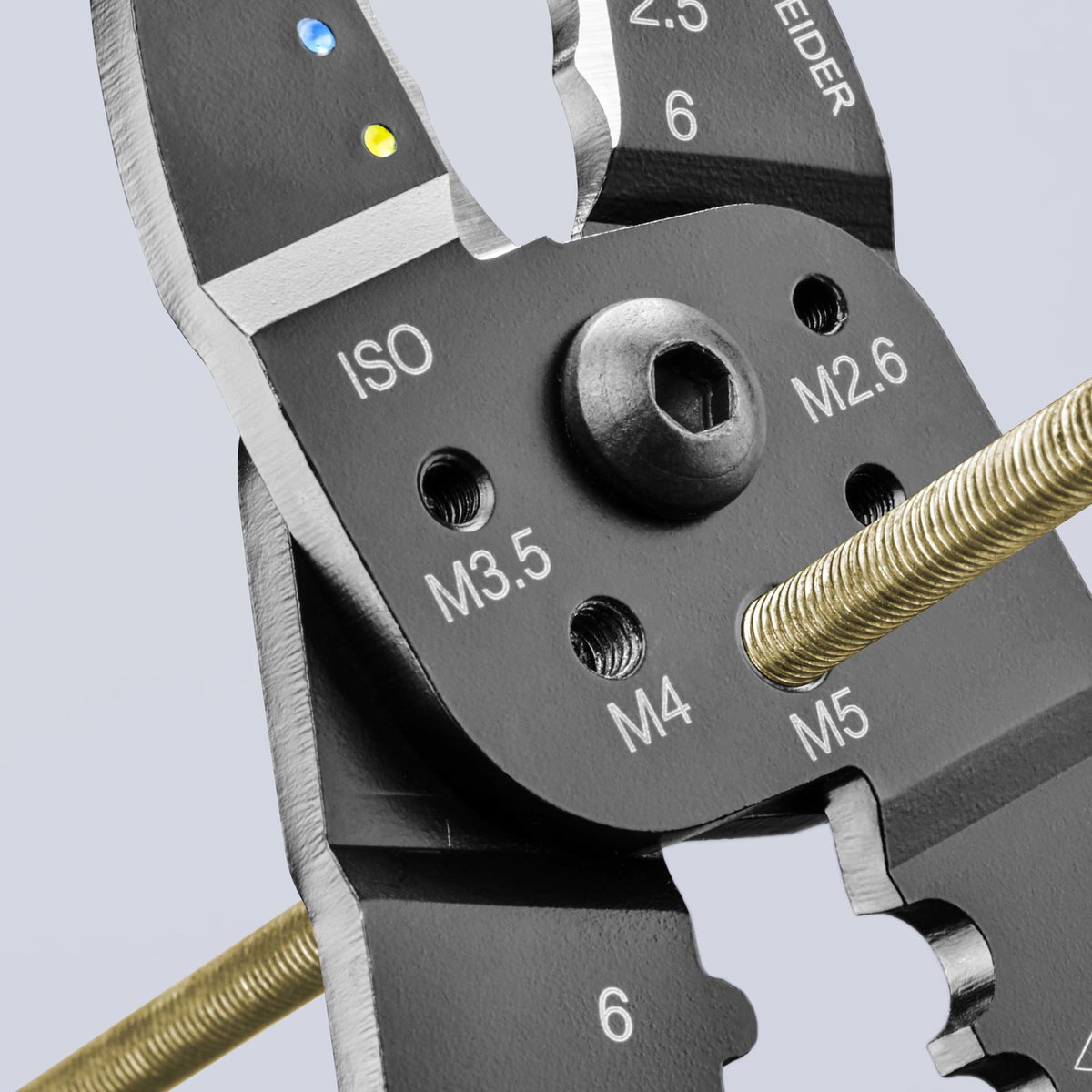 KNIPEX 97 32 240 Crimping Pliers with multi-component handles black lacquered 240 mm – Image 3 of 4