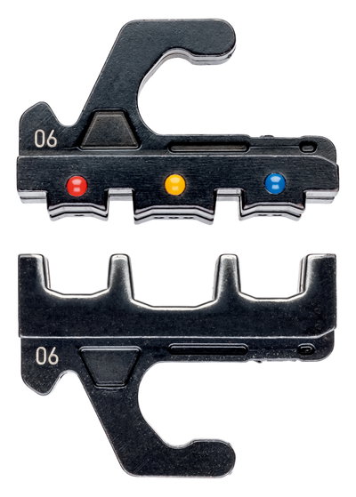 KNIPEX 97 39 06 Crimping die for insulated terminals, plug connectors and butt connectors