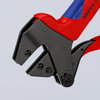 KNIPEX 97 43 200 Crimp System Pliers for exchangeable crimping dies with multi-component grips burnished 200 mm