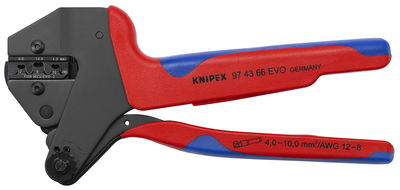KNIPEX 97 43 66 EVO Crimp System Pliers burnished 200 mm