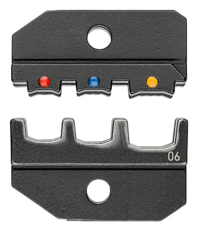 KNIPEX 97 49 06 Crimping die for insulated terminals + plug connectors