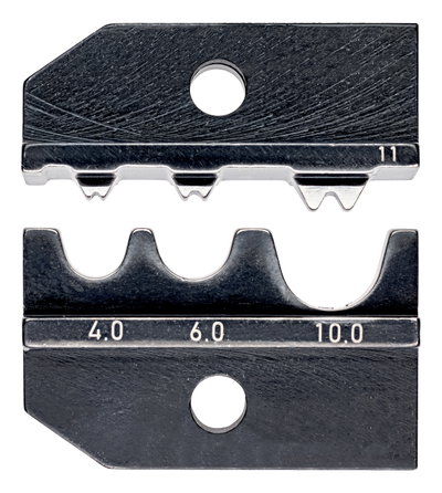 KNIPEX 97 49 11 Crimping die for non-insulated crimp terminals, tube and compression cable lugs in accordance with DIN 46234 and DIN 46235 and non-insulated crimp, butt and press connectors in accordance with DIN 46341 and DIN 46267