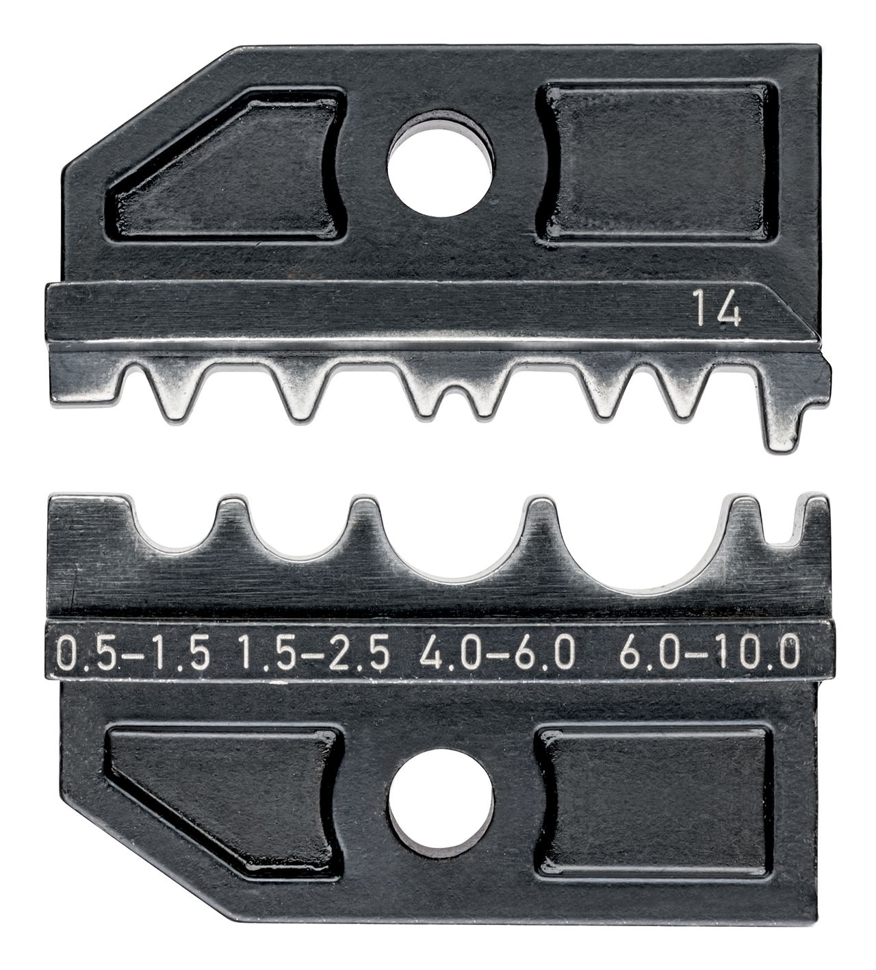 KNIPEX 97 49 14 Crimping die for non-insulated tube and crimp cable lugs and non-insulated butt and crimp connectors in accordance with DIN 46341 