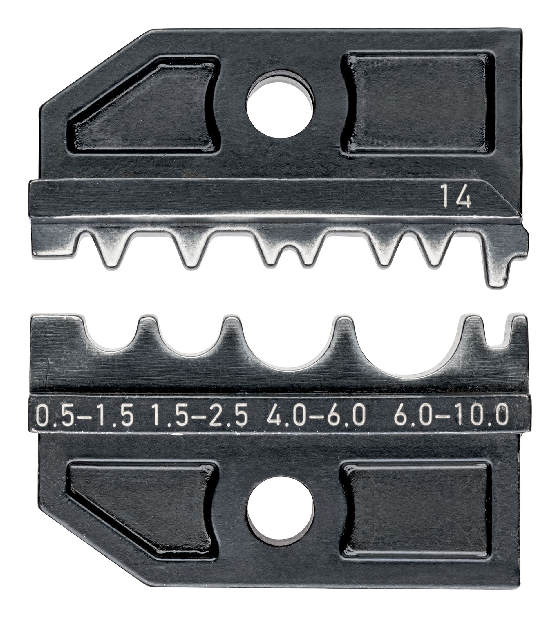 KNIPEX 97 49 14 Crimping die for non-insulated tube and crimp cable lugs and non-insulated butt and crimp connectors in accordance with DIN 46341 