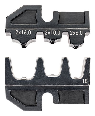KNIPEX 97 49 18 Crimping die for twin wire ferrules
