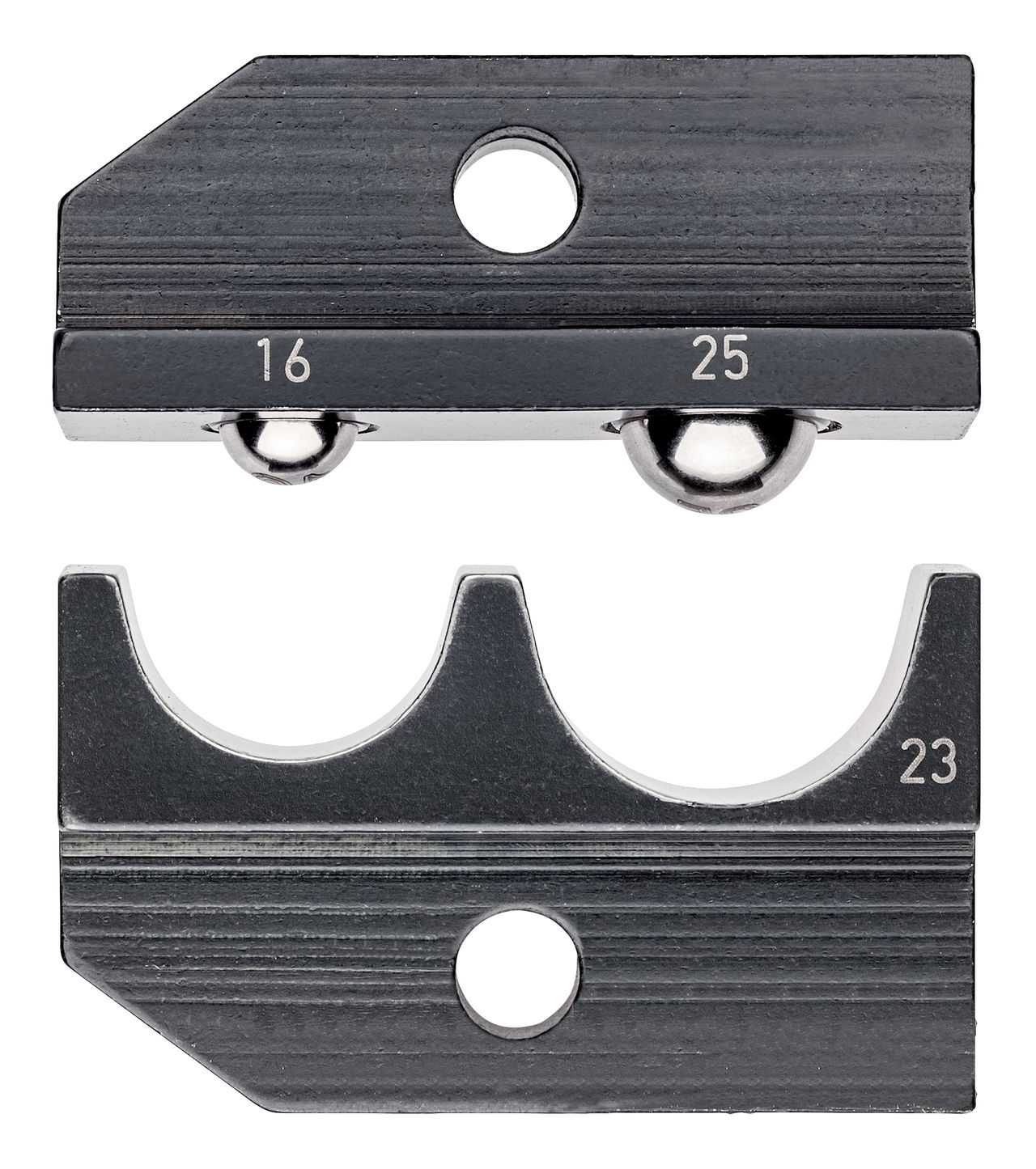 KNIPEX 97 49 23 Crimping die for non-insulated tube and crimp cable lugs and non-insulated butt and crimp connectors in accordance with DIN 46341 