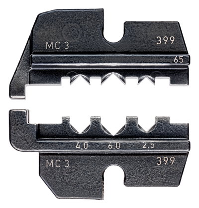 KNIPEX 97 49 65 Crimping die for solar cable connectors MC3 (Multi-Contact)