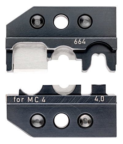 KNIPEX 97 49 66 4 Crimping die for solar cable connectors MC4 (Multi-Contact) cutting - stripping - crimping