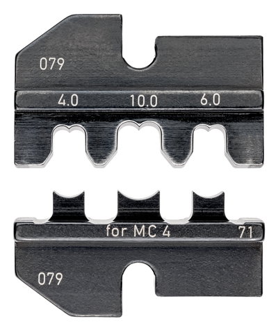 KNIPEX 97 49 71 Crimping die for solar cable connectors MC4 (Multi-Contact)