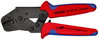 KNIPEX 97 52 14 Crimping Pliers short design with multi-component grips burnished 195 mm