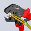 KNIPEX 97 52 18 Crimping Pliers for two-hand operation with non-slip plastic coating burnished 250 mm