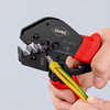 KNIPEX 97 52 18 Crimping Pliers for two-hand operation with non-slip plastic coating burnished 250 mm