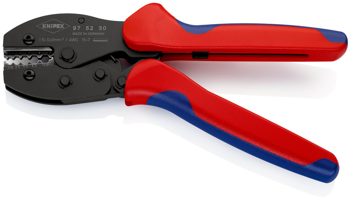 KNIPEX 97 52 30 PreciForce Crimping Pliers with multi-component handles burnished 220 mm – Image 2 of 2