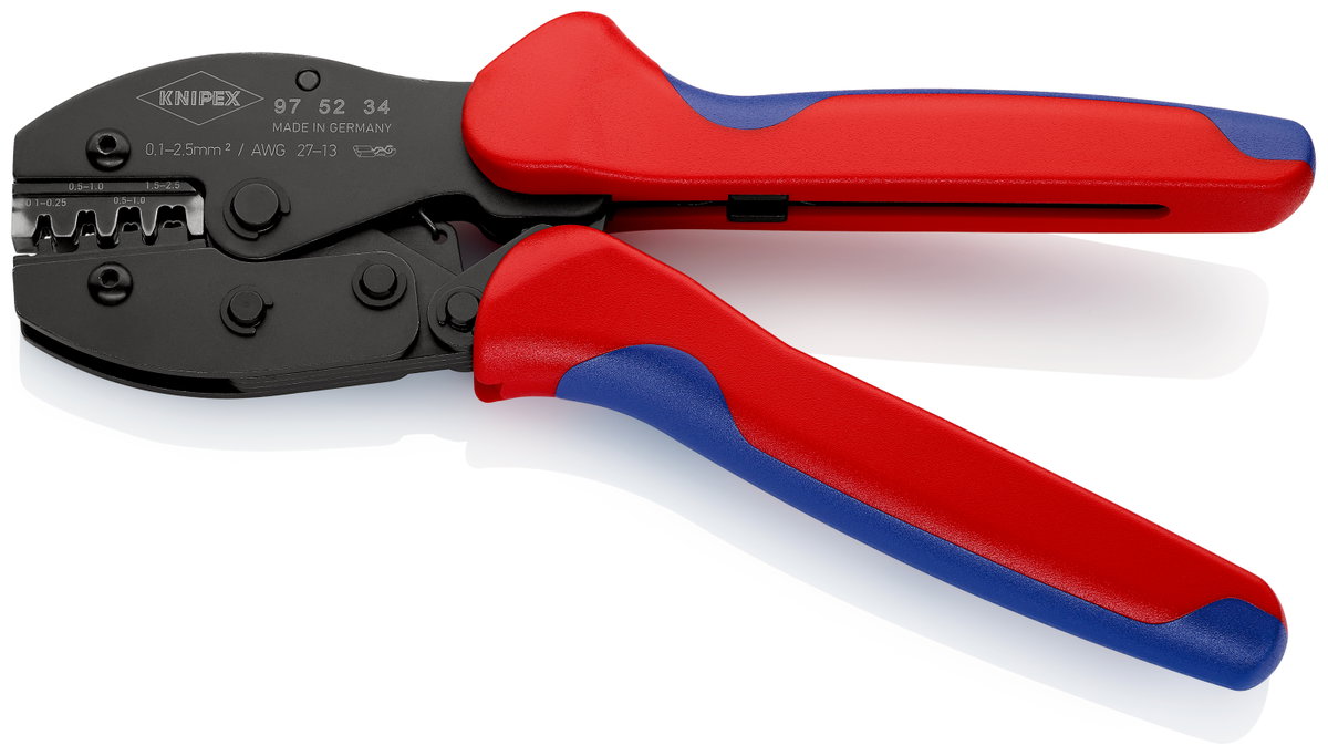 KNIPEX 97 52 34 PreciForce Crimping Pliers with multi-component handles burnished 220 mm – Image 2 of 2