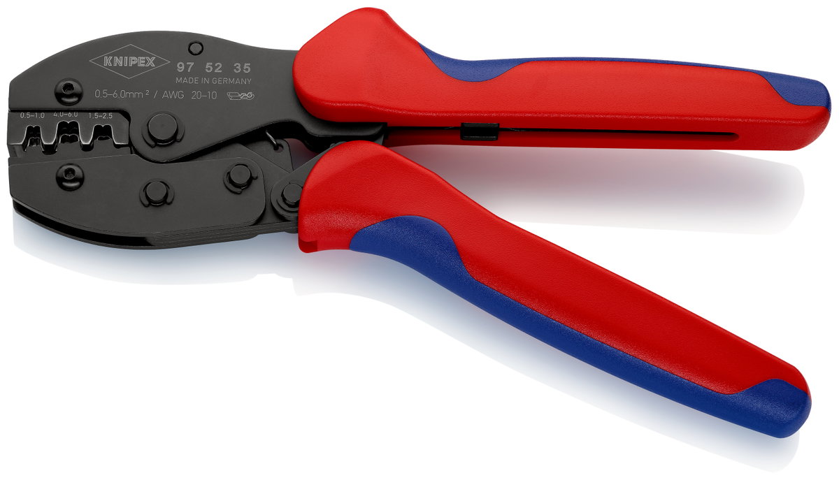 KNIPEX 97 52 35 PreciForce Crimping Pliers with multi-component handles burnished 220 mm – Image 2 of 2