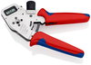 KNIPEX 97 52 63 DG A Four-Mandrel Crimping Pliers for turned contacts with multi-component handles chrome-plated 175 mm