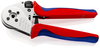 KNIPEX 97 52 65 Four-Mandrel Crimping Pliers for turned contacts with multi-component grips chrome-plated 230 mm