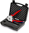 KNIPEX 97 52 65 DG Four-Mandrel Crimping Pliers for turned contacts with multi-component grips chrome-plated 250 mm