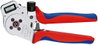 KNIPEX 97 52 65 DG A Four-Mandrel Crimping Pliers for turned contacts with multi-component handles chrome-plated 240 mm