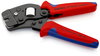KNIPEX 97 53 08 Self-Adjusting Crimping Pliers for wire ferrules with front loading with multi-component grips burnished 190 mm