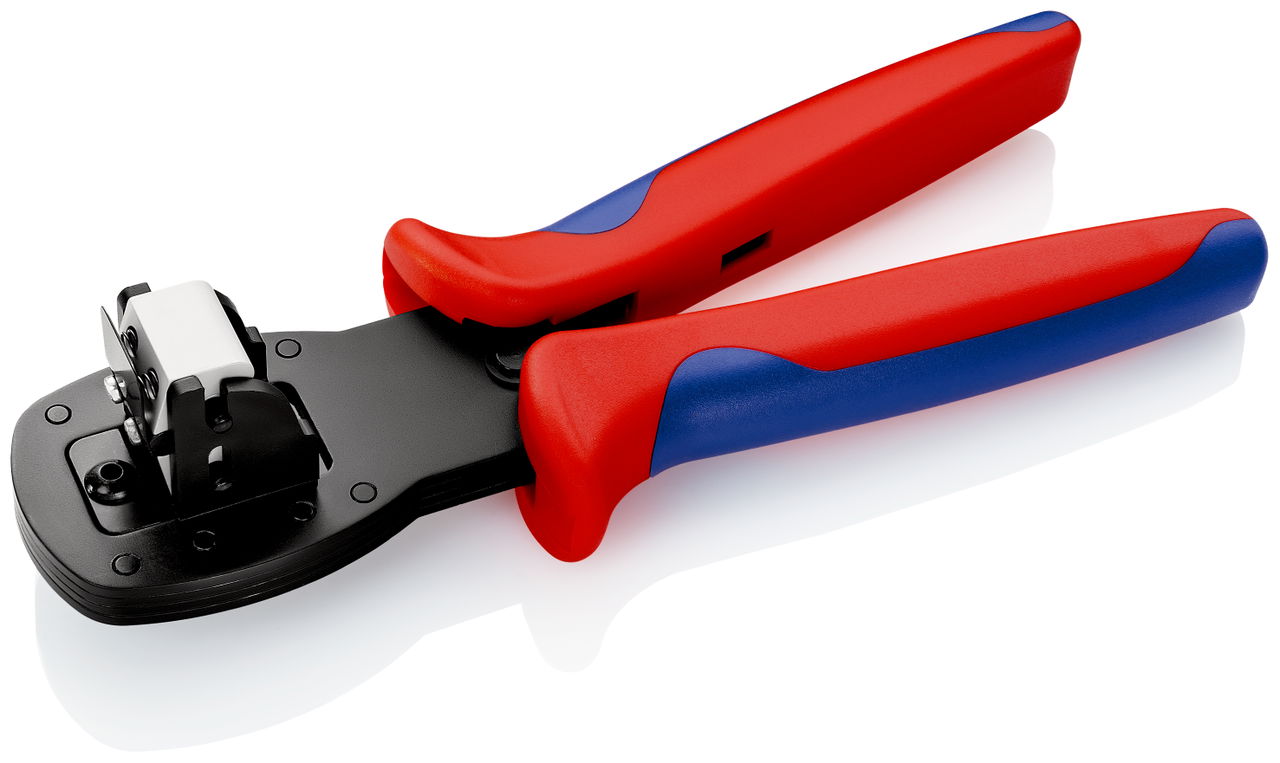 KNIPEX 97 54 24 Crimping Pliers for micro plugs parallel crimping with multi-component handles burnished 190 mm – Image 3 of 5