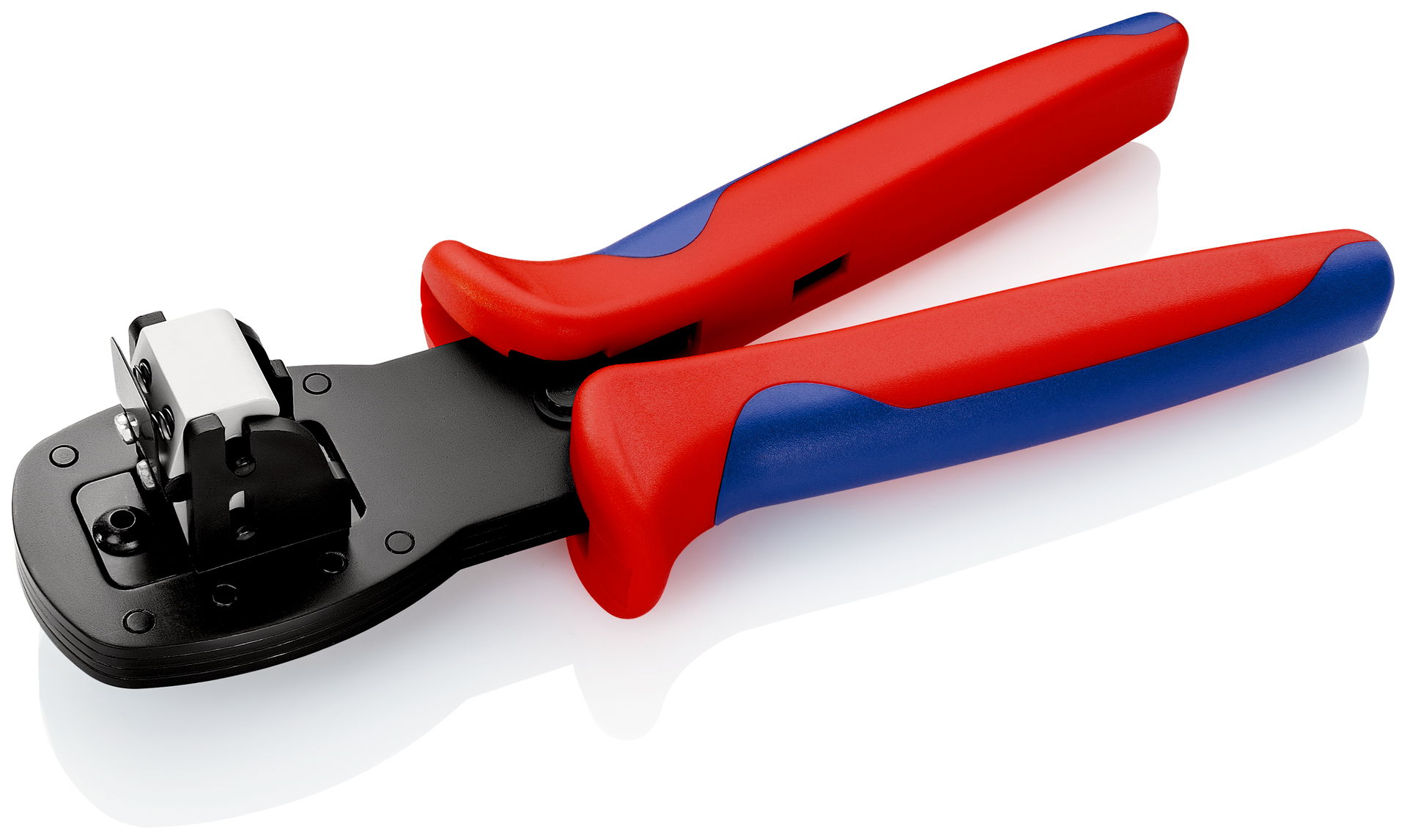 KNIPEX 97 54 24 Crimping Pliers for micro plugs parallel crimping with multi-component handles burnished 190 mm – Image 3 of 5