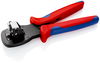 KNIPEX 97 54 25 Crimping Pliers for micro plugs parallel crimping For connectors in the Micro-Fit series from Molex LLC with multi-component grips burnished 190 mm