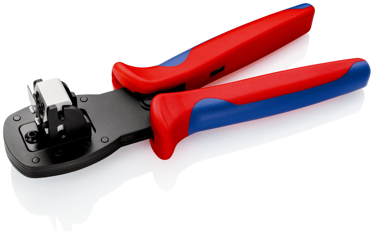 KNIPEX 97 54 25 Crimping Pliers for micro plugs parallel crimping For connectors in the Micro-Fit series from Molex LLC with multi-component handles burnished 190 mm – Image 3 of 5