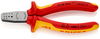 KNIPEX 97 68 145 A Crimping Pliers for wire ferrules insulated with multi-component grips, VDE-tested 145 mm