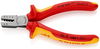 KNIPEX 97 68 145 A Crimping Pliers for wire ferrules insulated with multi-component grips, VDE-tested 145 mm