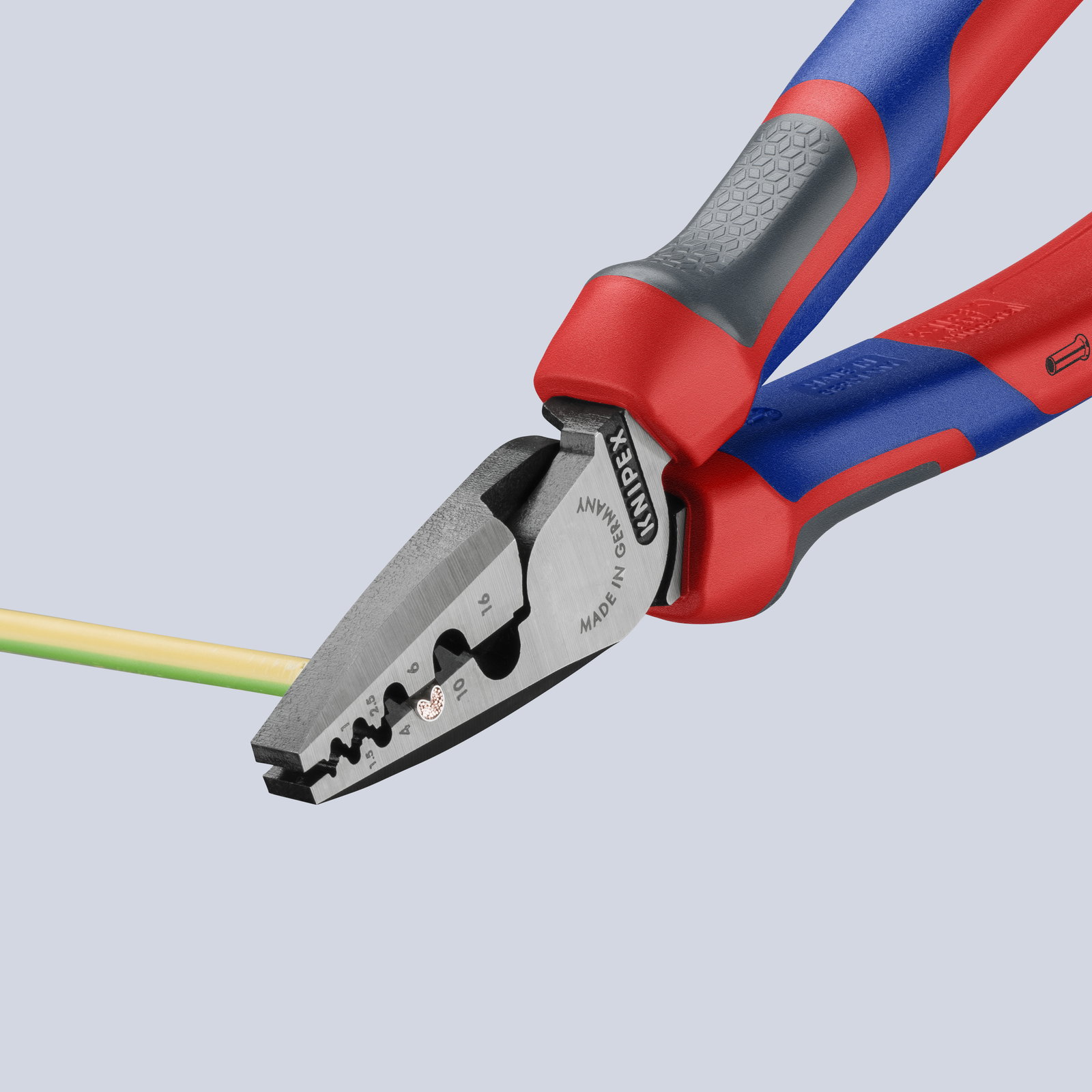 KNIPEX 97 72 180 Crimping Pliers for wire ferrules with comfort handles 180 mm – Image 3 of 4