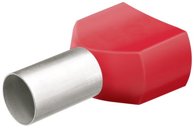 KNIPEX 97 99 372 Twin wire ferrules with plastic collar 200 pieces each