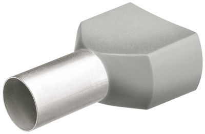 KNIPEX 97 99 375 Twin wire ferrules with plastic collar 50 pieces each