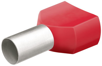 KNIPEX 97 99 377 Twin wire ferrules with plastic collar 50 pieces each