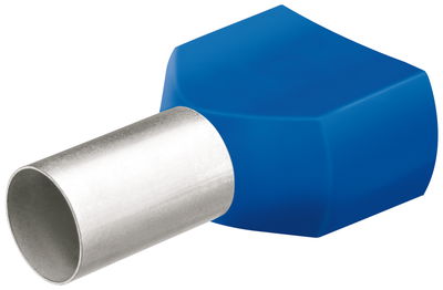 KNIPEX 97 99 378 Twin wire ferrules with plastic collar 25 pieces each