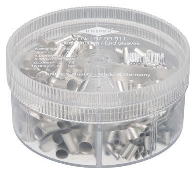 KNIPEX 97 99 911 Assortment Boxes with insulated wire ferrules