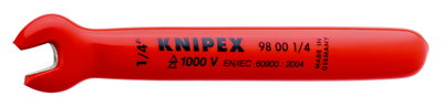 KNIPEX 98 00 1/4" Open-end wrench